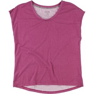 SOLFIRE Womens Morgan Heathered Basic T-Shirt, Pink, NWT